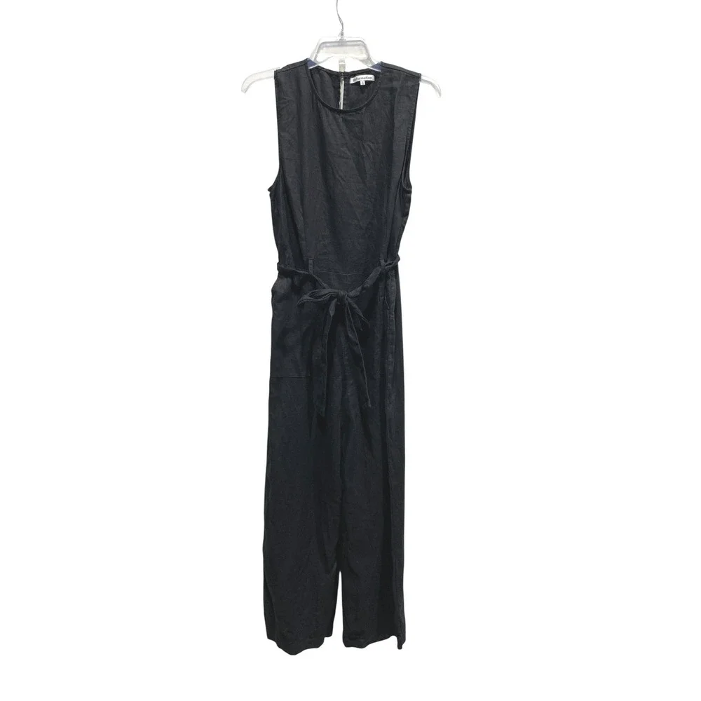 Reformation black linen
